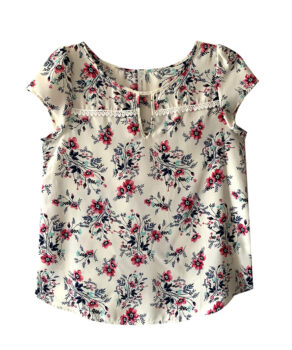 blusas con estampados de flores